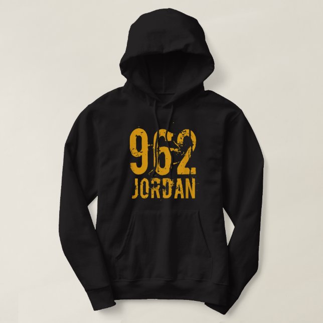 Moletom Código de área Jordan 962 (Frente do Design)