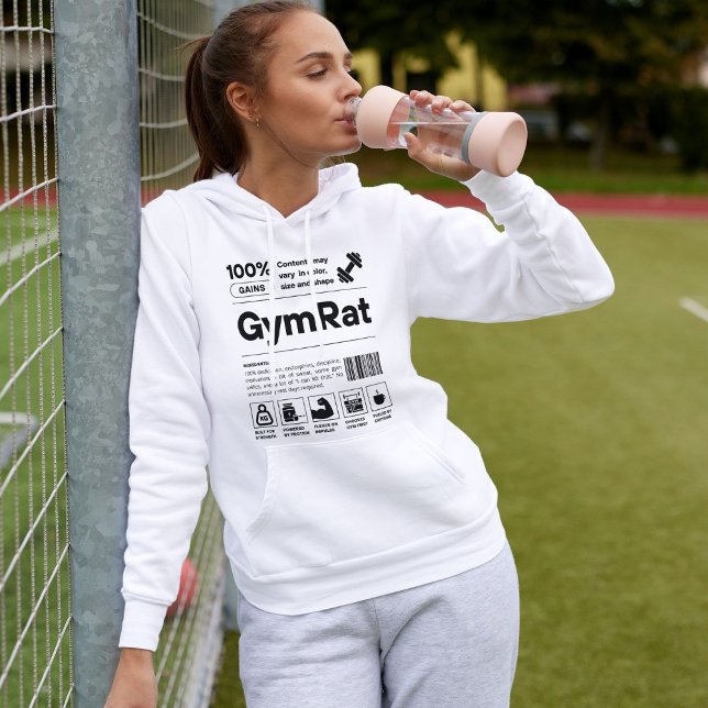 Moletom Código de Barras da Malhação de Workout Engraçado  (Criador carregado)