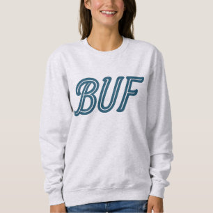 Moletom Código do Aeroporto de Buffalo - Buffalo NY Aviati