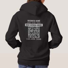 Moletom Código QR de trabalho personalizado da Logo Busine