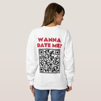 Moletom Código QR Personalizado – Quer Namorar/Casar Comig