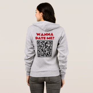Moletom Código QR Personalizado – Quer Namorar/Casar Comig