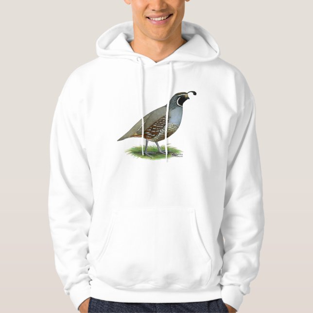 Moletom Codorniz do vale de Califórnia (Frente)