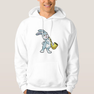 Moletom Coelhinha na Música com Saxofone