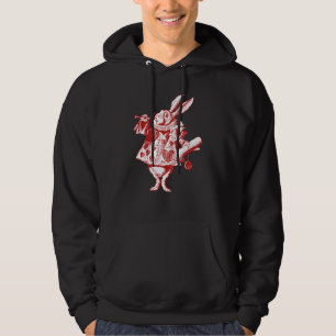 Moletom Coelho Branco Espetado Vermelho