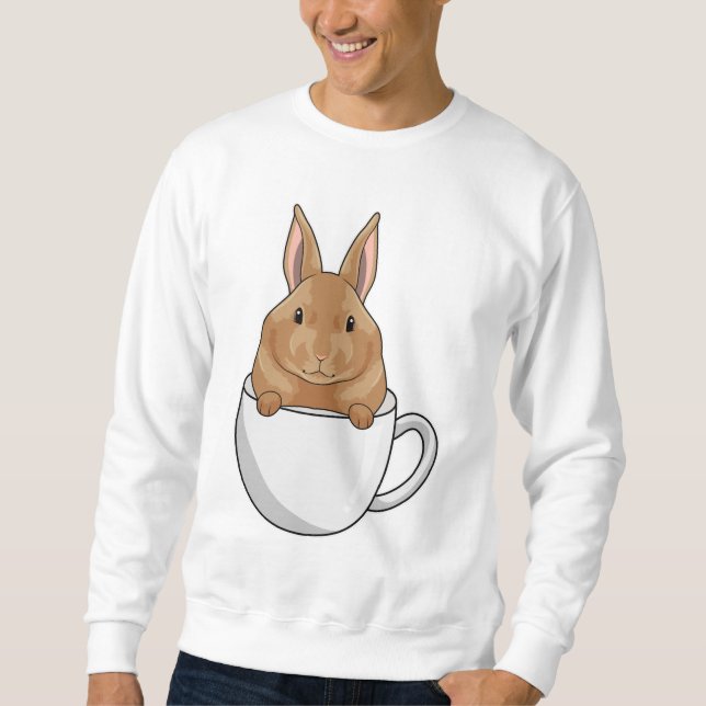 Moletom Coelho com Xícara de Café (Frente)