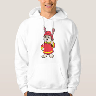Moletom Coelho como Bombeiro com Capacete
