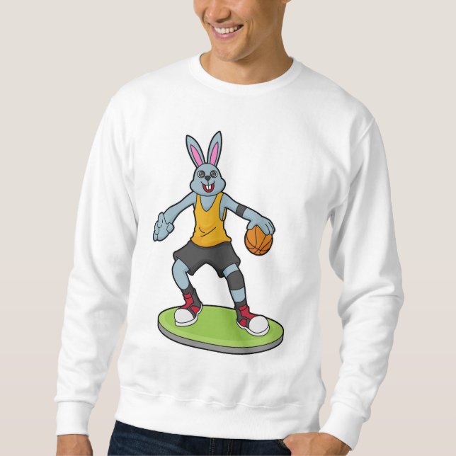 Moletom Coelho como jogador de basquetebol (Frente)