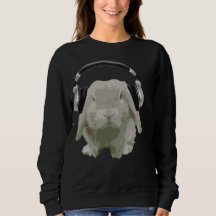 Coelho de coelho do DJ com o melómano do