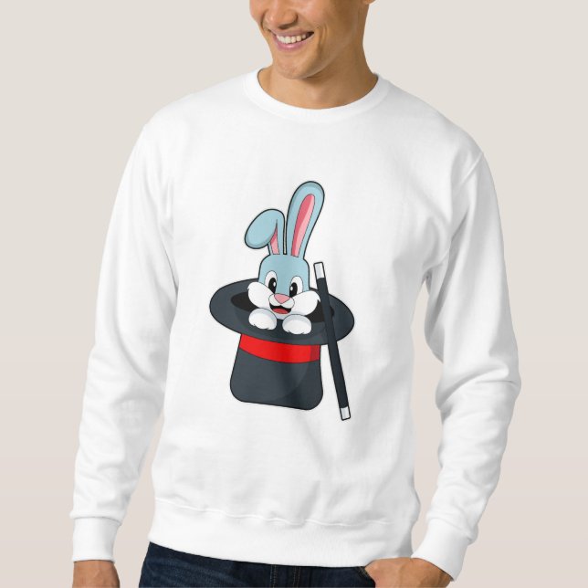 Moletom Coelho em magia com Wand & Hat (Frente)