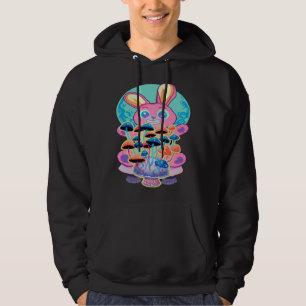 Moletom Coelho Pastel Goth e Cogumelos
