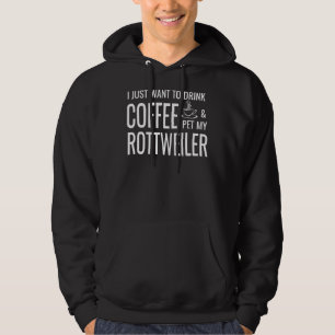 Moletom Coffee &amp Dog Rottweiler