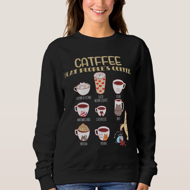 Moletom Coffee Caffeine Cat Morning Personal Collection (Frente)
