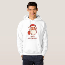 Moletom Coffee & Christmas Cheer Santa Hoodie
