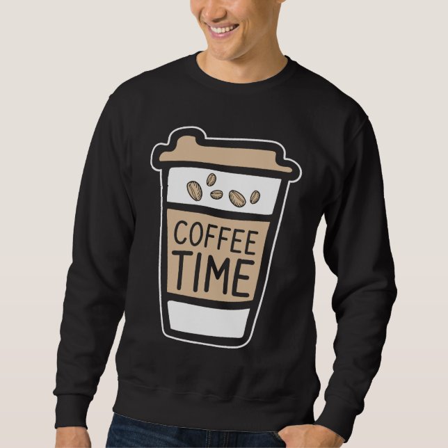 Moletom Coffee  Espresso Barista Cappuccino Grandpa (Frente)