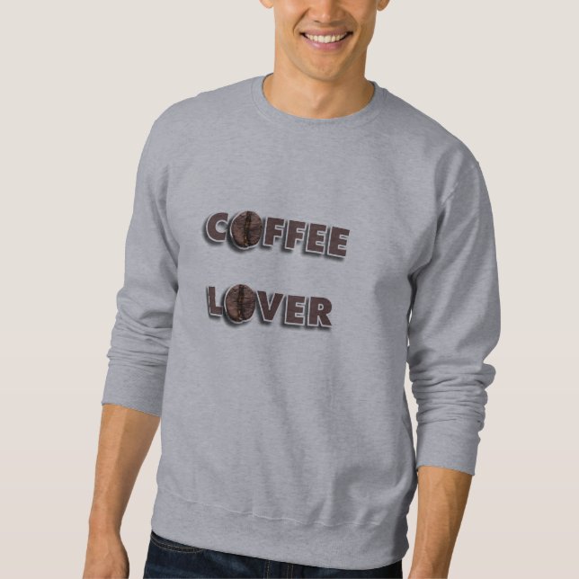 Moletom Coffee Lover Minimalist Bean Design (Frente)
