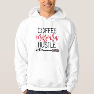 Moletom Coffee Mascara Hustle Leopard Cute Makeup Coffee