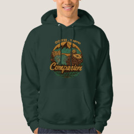 Moletom Coffee Travel Companion Mountain Adventure Sweatsh