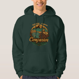 Moletom Coffee Travel Companion Mountain Adventure Sweatsh