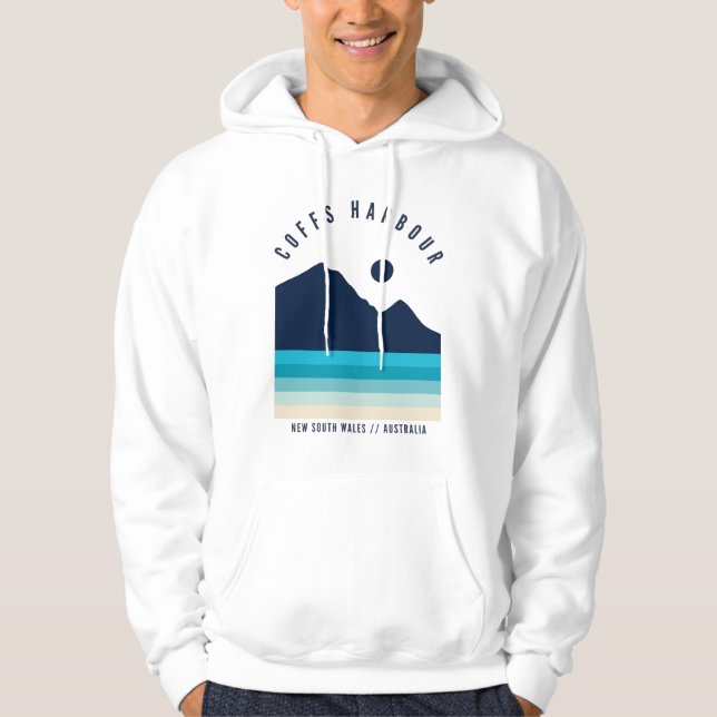 Moletom Coffs Harbour Nova Gales do Sul Austrália Retro (Frente)