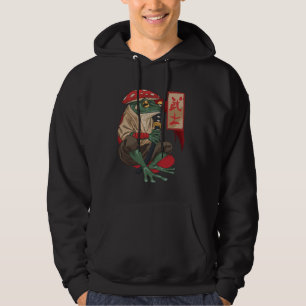 Moletom Cogumelo Estético de Guerreiro Samurai Japonês H