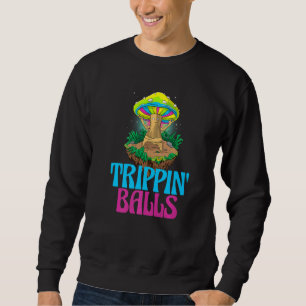 Moletom Cogumelo Trippin Balls  Mulheres Mágico Psilocibin
