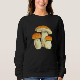Moletom Cogumelos Boletus Coletando Seletas de Cogumelo