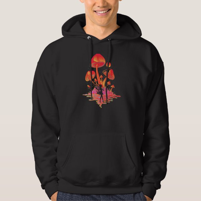 Moletom Cogumelos de Poeira Látea Fairycore Goblincore Fa (Frente)