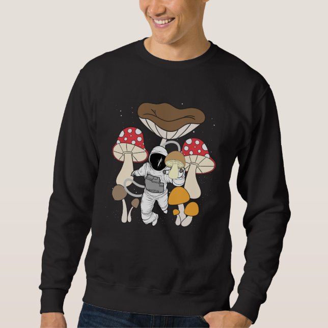 Moletom Cogumelos Psicodélicos Astronautas do Espaço (Frente)