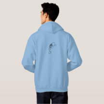 Coisas Que Um Abraço Diz - Blusa com Capuz de Arte