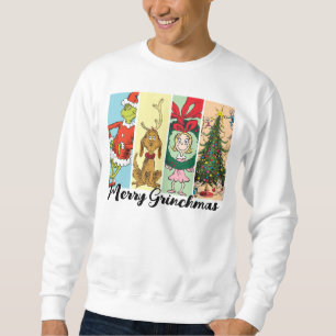 Moletom Colagem de Férias Merry Grinchmas