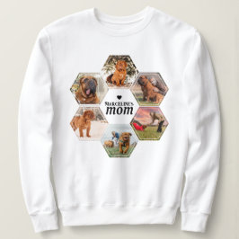 Moletom Colagem de Fotos Personalizada da Mãe de Cão com N