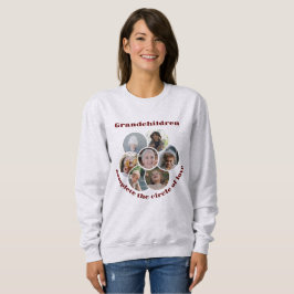 Moletom Colagem Fotográfica Personalizada Avó/Crianças 7 C