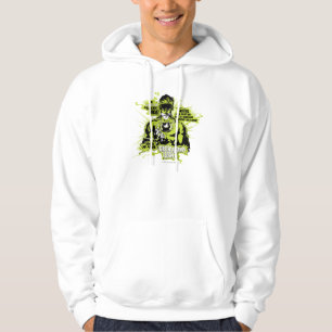 Moletom Colagem verde do texto da lanterna - cor