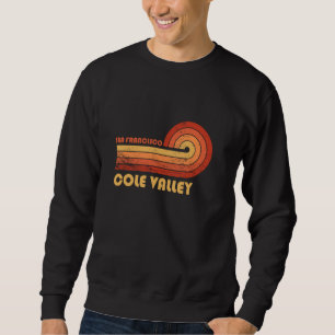Moletom Cole Valley San Francisco California Retro Vintage