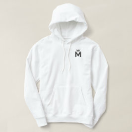 Moletom Coleção de Design Branco e Dourado