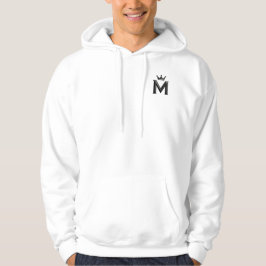 Moletom Coleção de Design Branco e Dourado