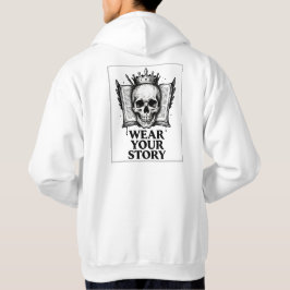 Moletom Coleção de Design Branco e Dourado