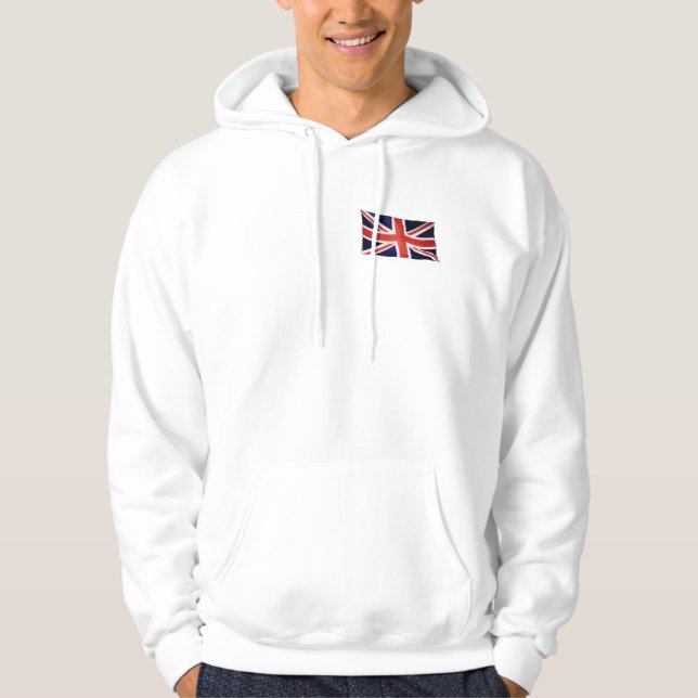 Moletom Coleção de Hoodie FLAG do Reino Unido BRITÂNICO (Frente)