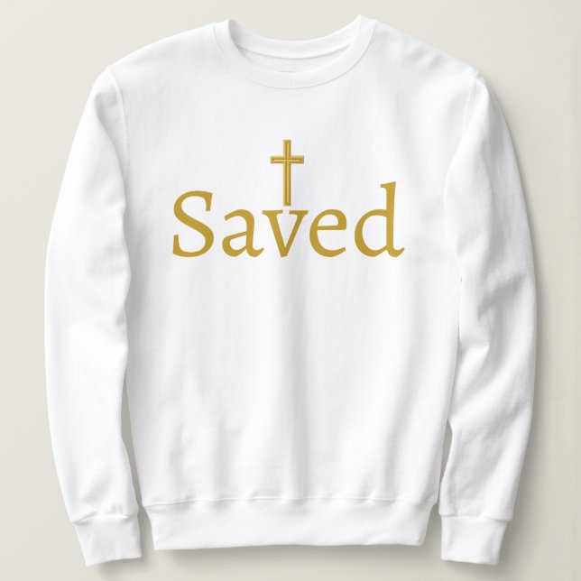 Moletom Coleção de Presentes de Fé - Salvos (Frente do Design)