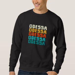Moletom Coleção de Retros de Odessa Texas Vintage