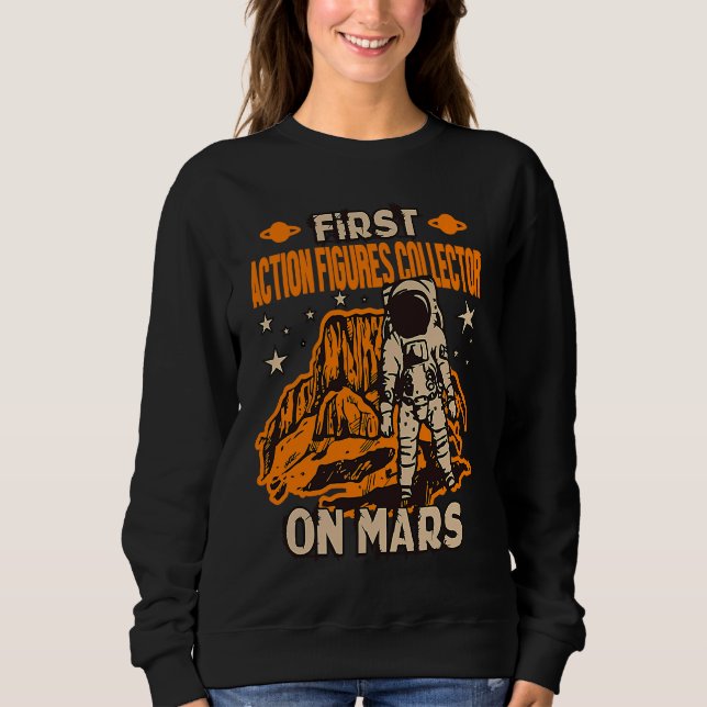 Moletom Colecionador de Figuras de Ação Astronauta (Frente)