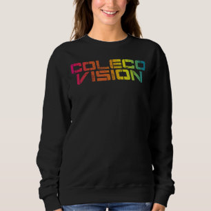 Moletom Coleco Vision Vintage Texto Retrocolorido