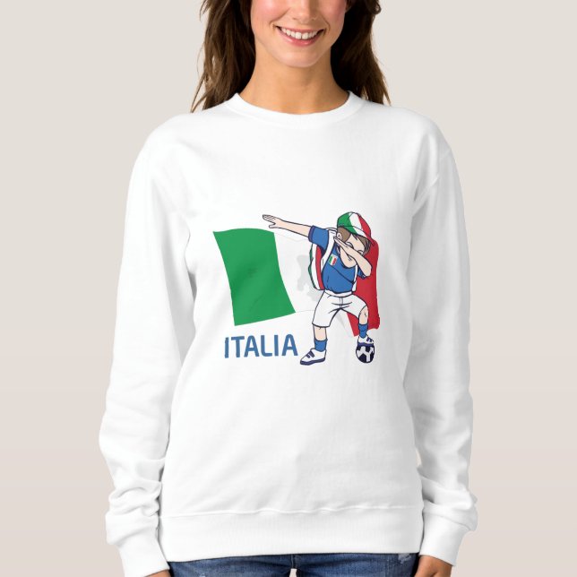 Moletom Colégio Soccer Fan Kid dabbing (Frente)