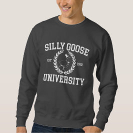 Moletom Colhete de Crewneck University do bobo Goose
