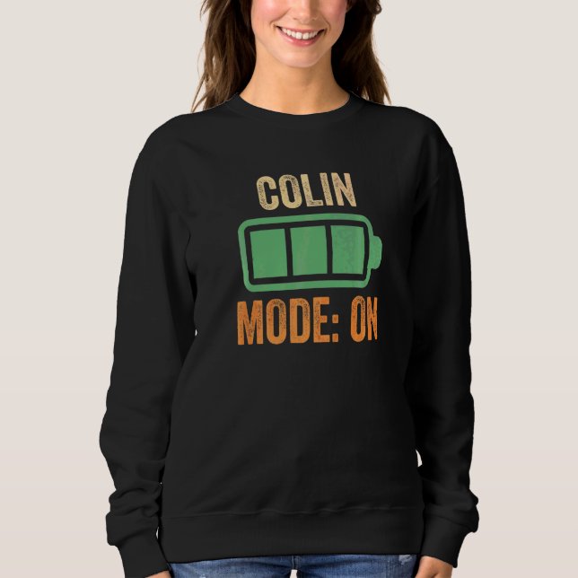 Moletom Colin Modo Na Bateria (Frente)