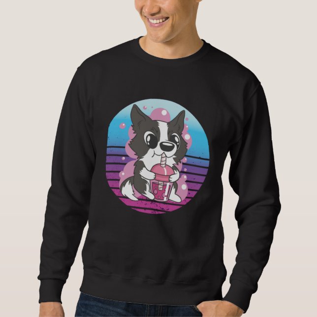 Moletom Collie Dog Bubble Tea (Frente)
