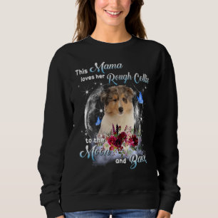 Moletom Collie Mama Dog Mãe Dia de as mães Feliz 1