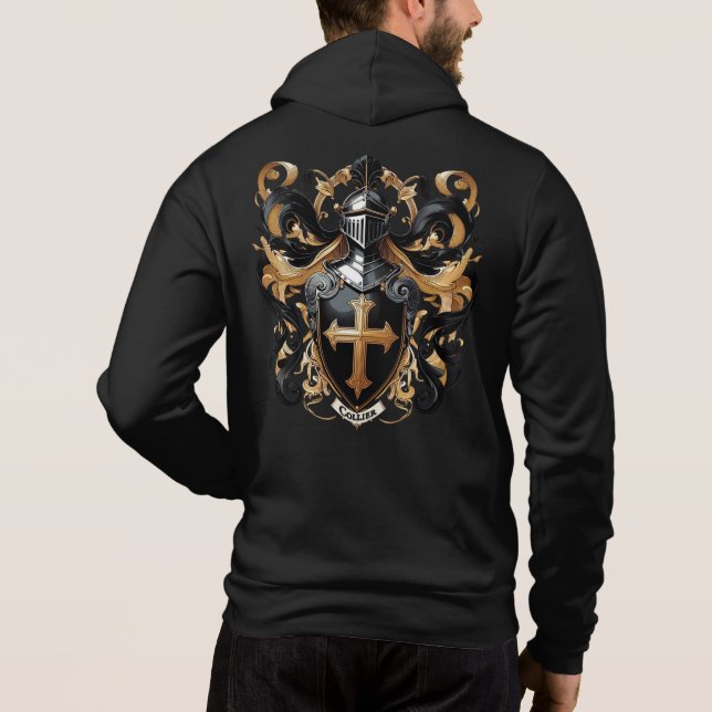 Moletom Collier Casaco de Braços Hoodie (Verso)