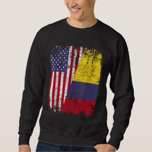 Moletom COLOMBIANO ROOTS Half American Flag COLOMBIA